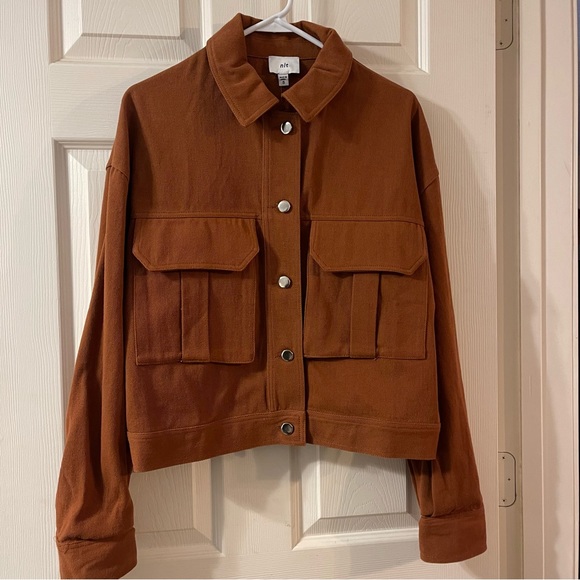 Dressed in LALA Jackets & Coats Dressed In Lala Denim Jacket Rust